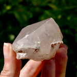 Pink Lithium Lemurian Quartz Crystal, 2in 126g Record Keeper Phantom Pyramid from Brazil for sale