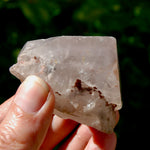 Pink Lithium Lemurian Quartz Crystal, 2in 126g Record Keeper Phantom Pyramid from Brazil for sale
