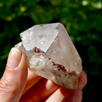 Pink Lithium Lemurian Quartz Crystal, 2in 126g Record Keeper Phantom Pyramid from Brazil for sale