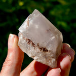 Pink Lithium Lemurian Quartz Crystal, 2in 126g Record Keeper Phantom Pyramid from Brazil for sale