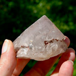Pink Lithium Lemurian Quartz Crystal, 2in 126g Record Keeper Phantom Pyramid from Brazil for sale