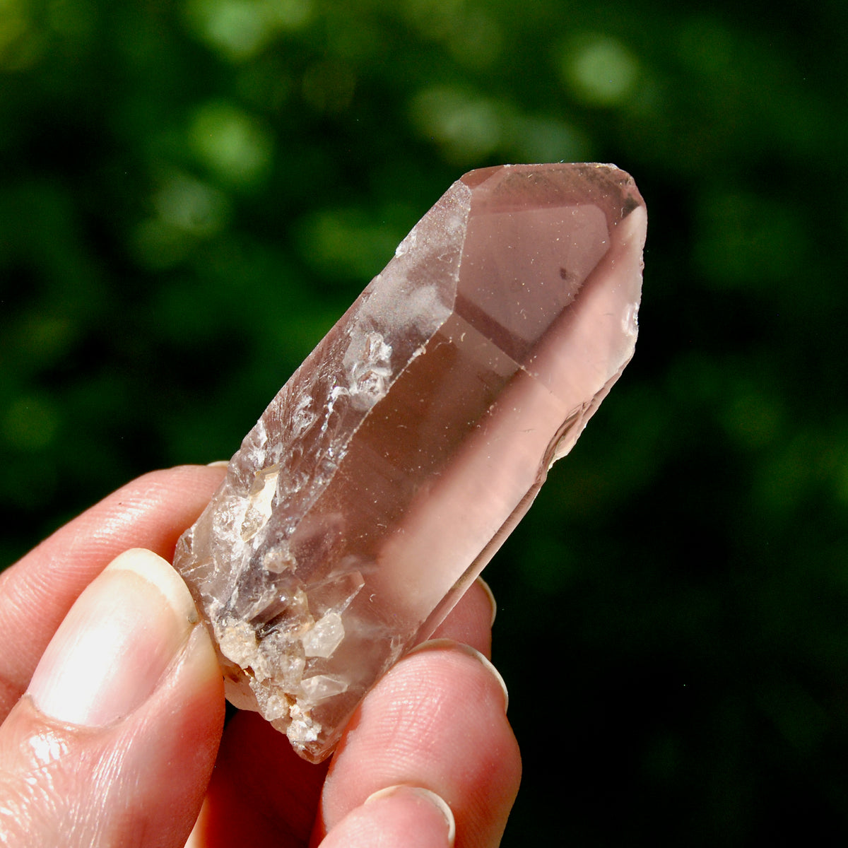 Pink Lithium Lemurian Quartz Crystal for sale