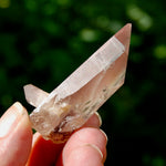 Pink Lithium Lemurian Quartz Crystal for sale