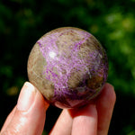 Atlantisite Crystal Sphere, 110g Stichtite Serpentine from South Africa for sale