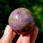 Atlantisite Crystal Sphere, 110g Stichtite Serpentine from South Africa for sale