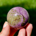 Atlantisite Crystal Sphere, 110g Stichtite Serpentine from South Africa for sale