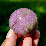 Atlantisite Crystal Sphere, 106g Stichtite Serpentine from South Africa for sale