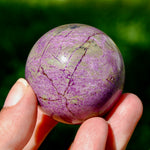 Atlantisite Crystal Sphere, 106g Stichtite Serpentine from South Africa for sale