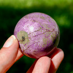 Atlantisite Crystal Sphere, 106g Stichtite Serpentine from South Africa for sale