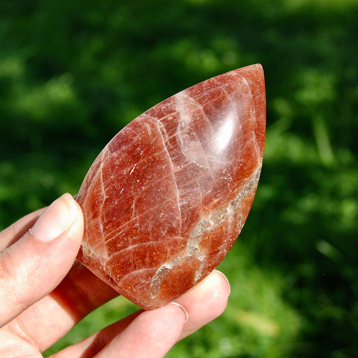 Sunstone Crystal Flame Tower for sale
