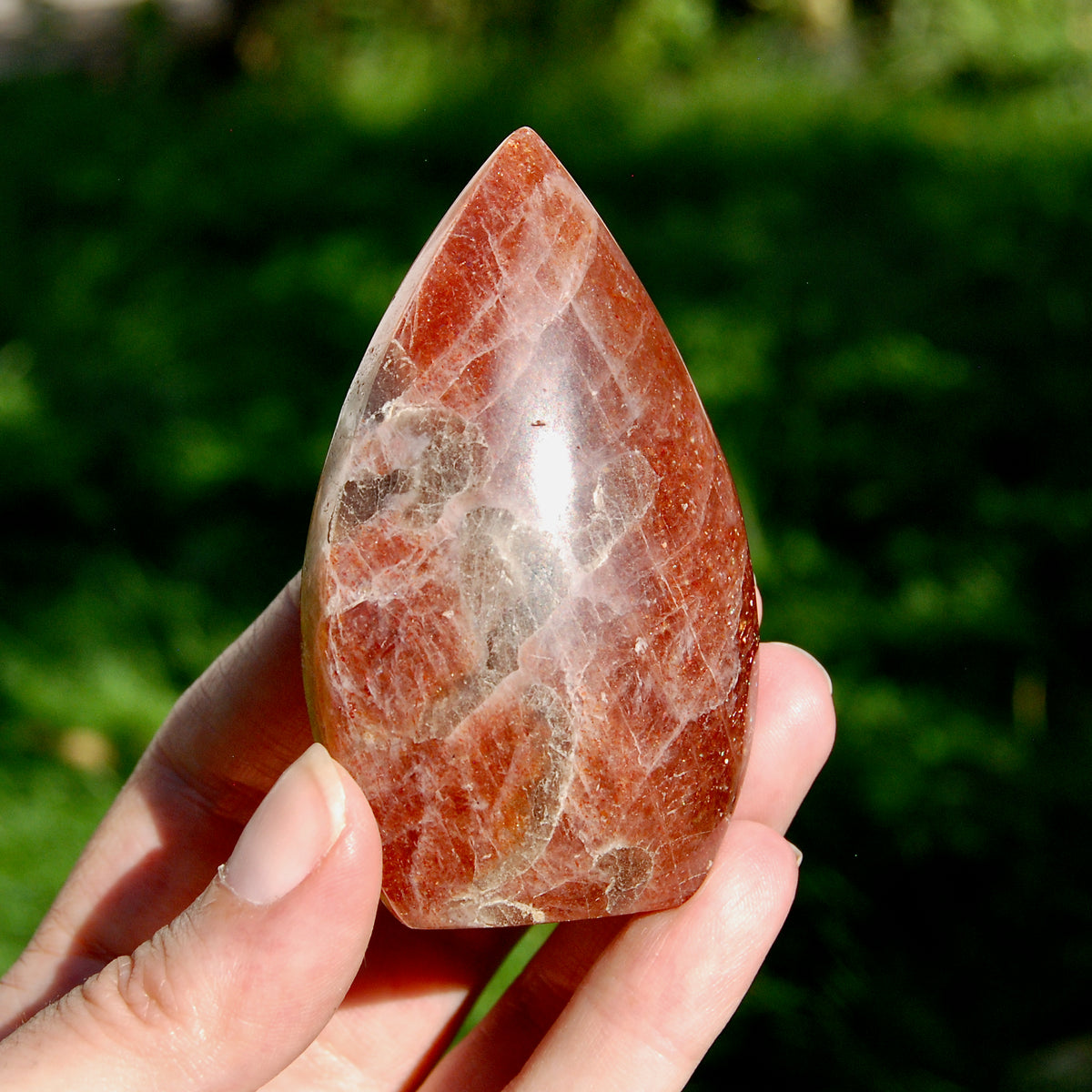 Sunstone Crystal Flame Tower for sale