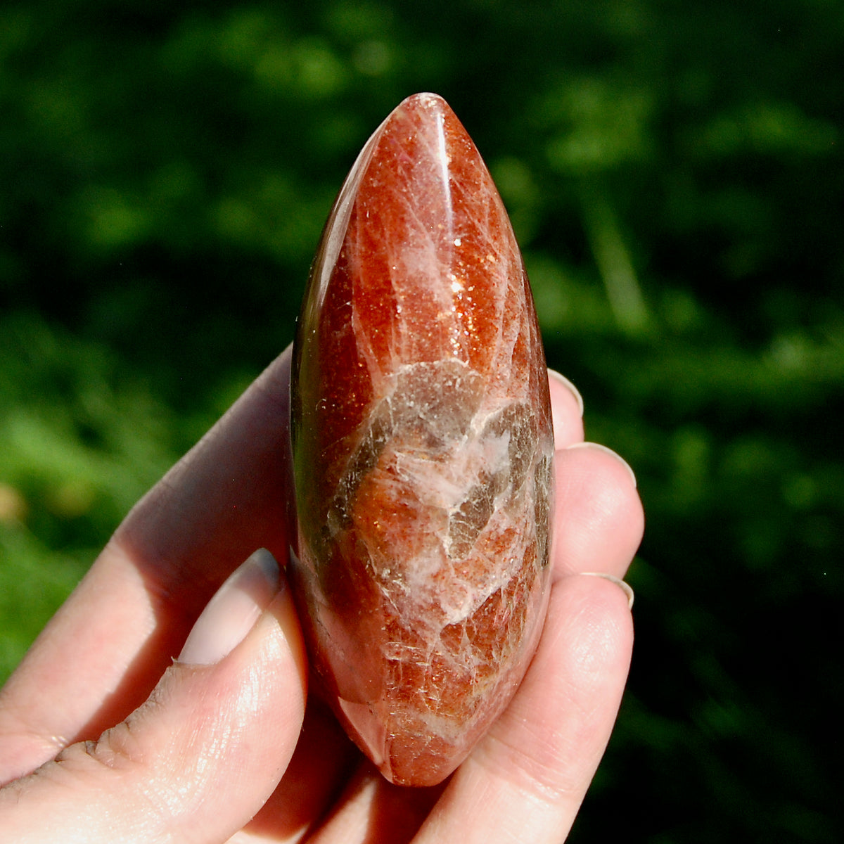 Sunstone Crystal Flame Tower for sale