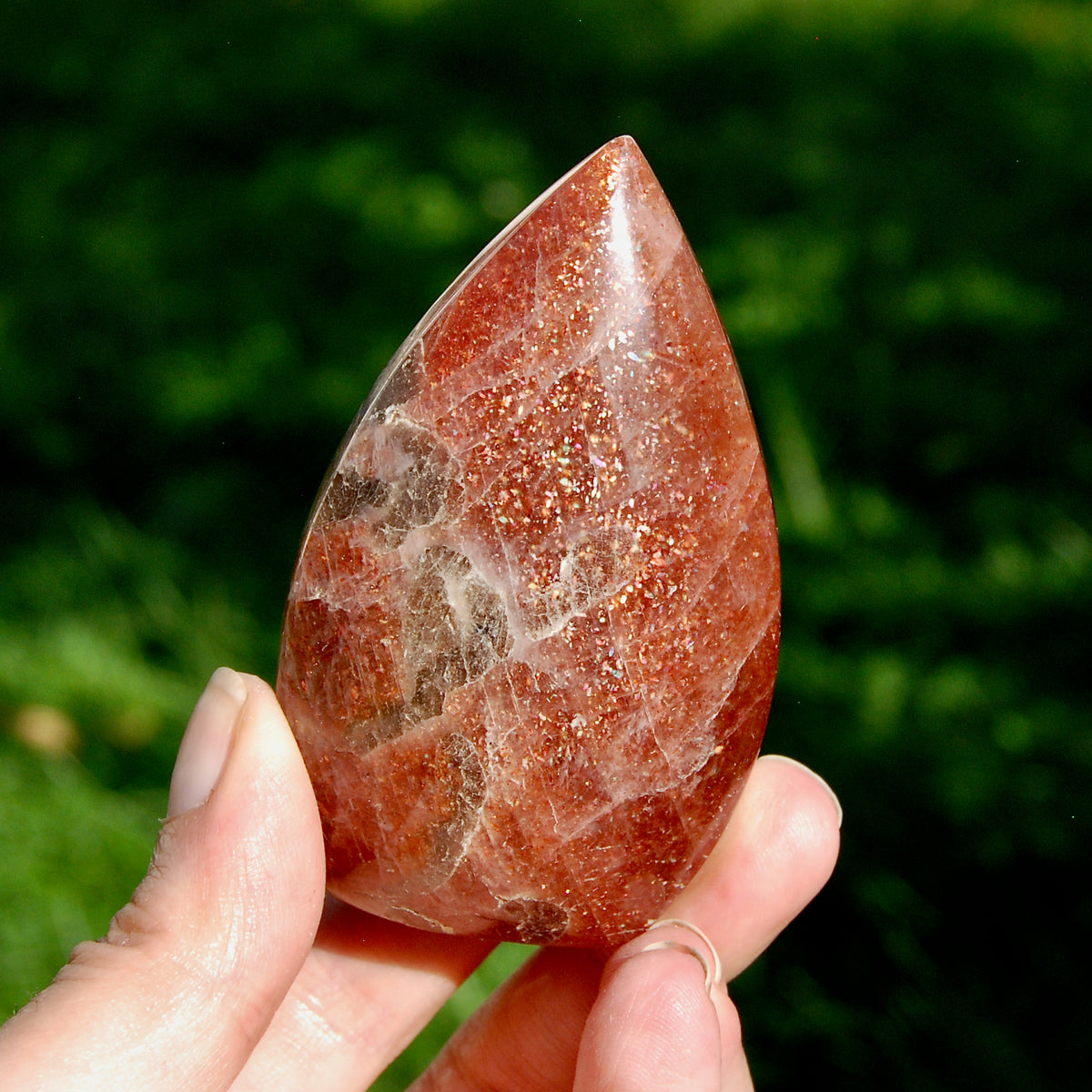 Sunstone Crystal Flame Tower for sale