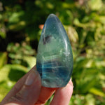 Blue Fluorite Crystal Flame Tower 2.5in 113g for sale