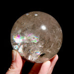 Huge Rainbow Smoky Quartz Crystal Sphere