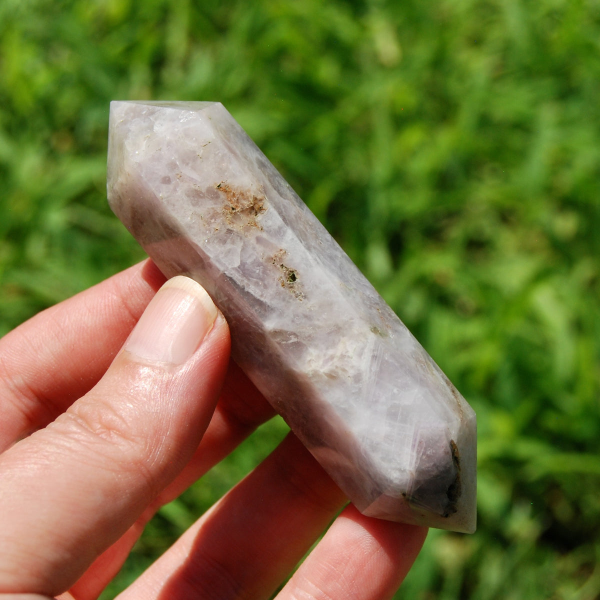 DT Chevron Amethyst Crystal Point