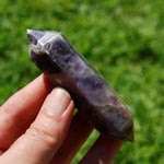 DT Chevron Amethyst Crystal Point