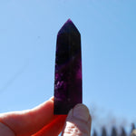 Fluorite Crystal Tower, Dark Purple Fluorite