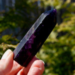 Fluorite Crystal Tower, Dark Purple Fluorite