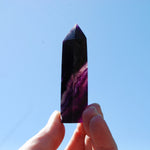 Fluorite Crystal Tower, Dark Purple Fluorite