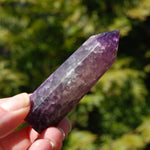 Unique Purple Fluorite Crystal Tower