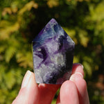 Blue & Purple Fluorite Crystal Tower