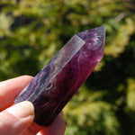 Magenta Fluorite Crystal Tower