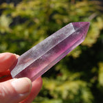 Magenta Pink Fluorite Crystal Tower