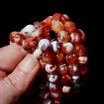 Mexican Fire Agate Crystal Bracelet