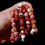 Mexican Fire Agate Crystal Bracelet