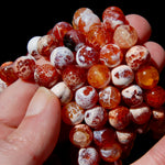 Mexican Fire Agate Crystal Bracelet