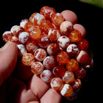 Mexican Fire Agate Crystal Bracelet