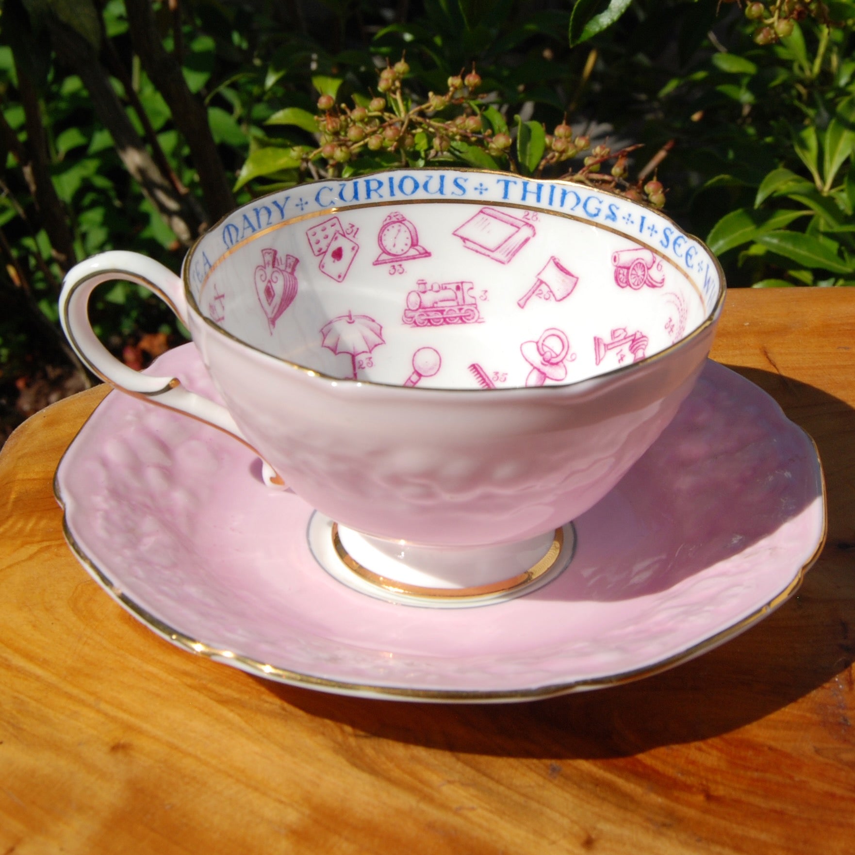 AntiquAntique Paragon Cup of Knowledge Fortune Telling Teacup c1935e Paragon Cup of Knowledge Fortune Telling Teacup c1935