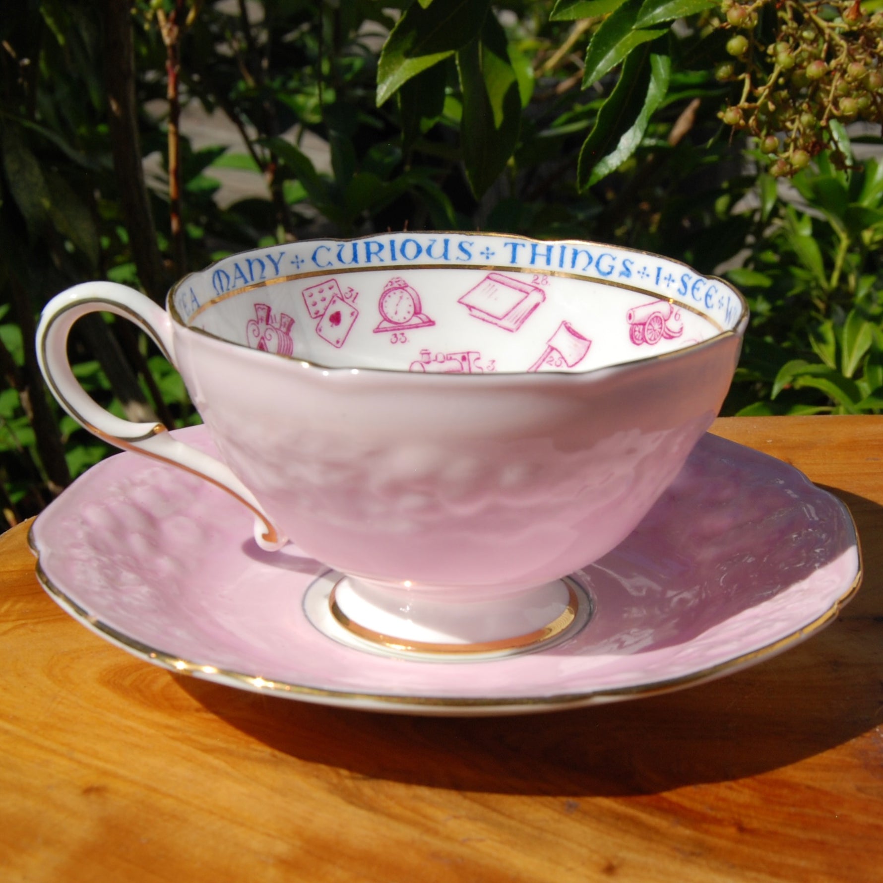 Antique Paragon Cup of Knowledge Fortune Telling Teacup c1935