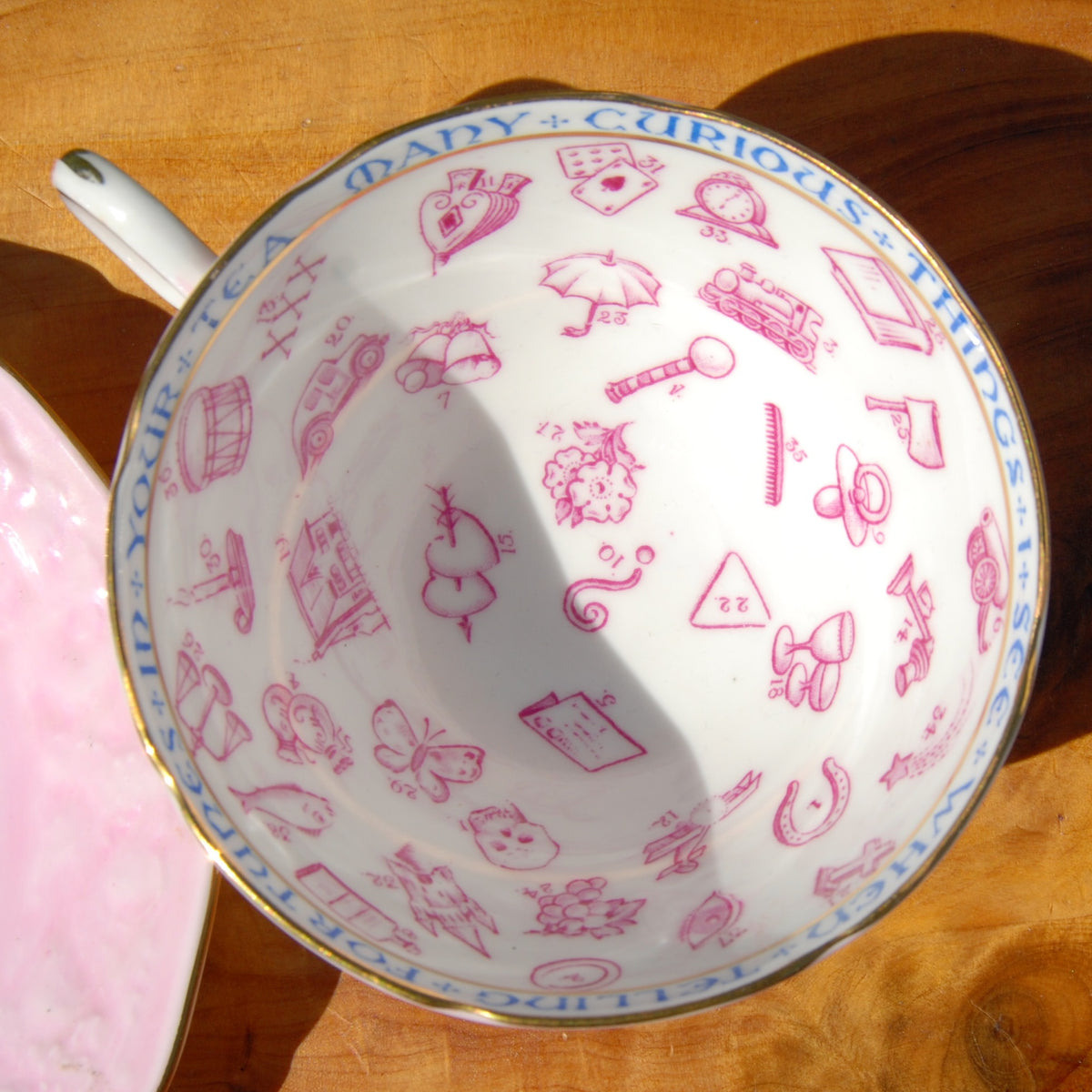 Antique Paragon Cup of Knowledge Fortune Telling Teacup c1935