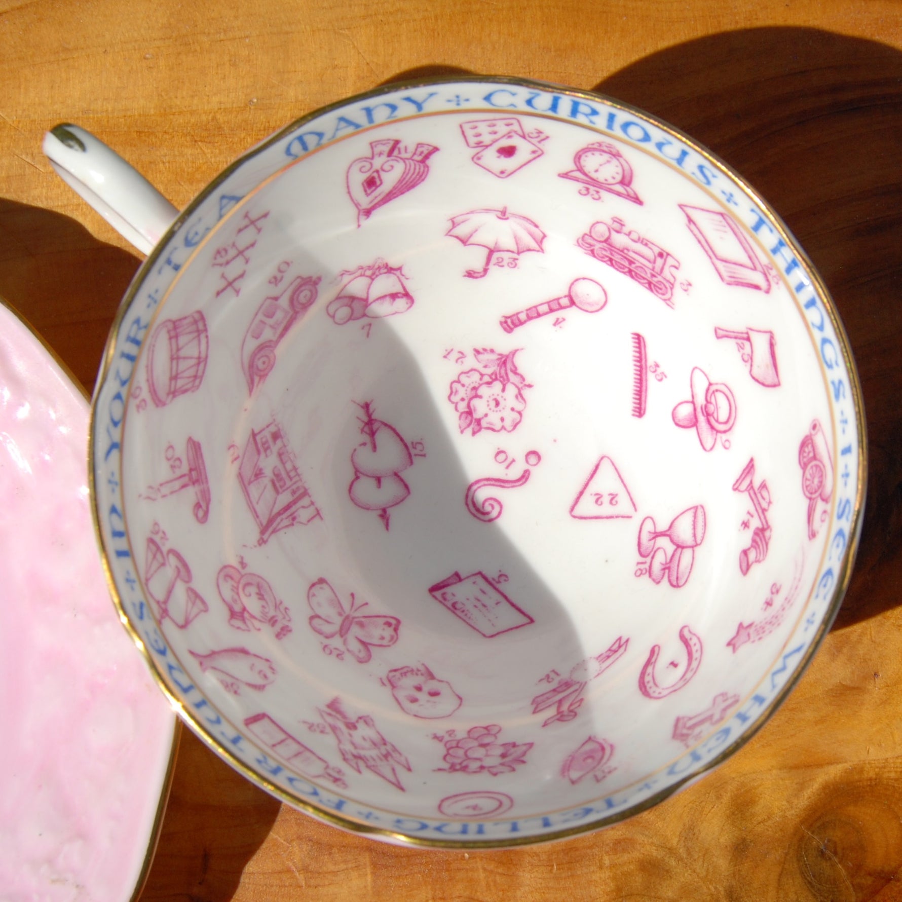 Antique Paragon Cup of Knowledge Fortune Telling Teacup c1935