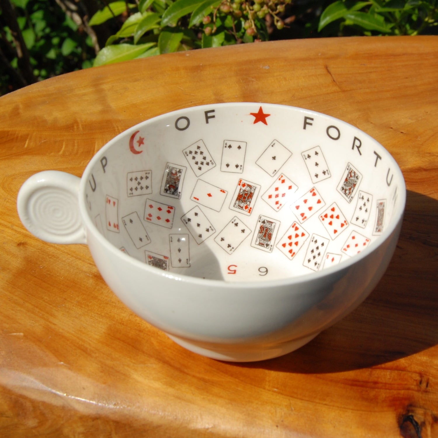 Antique Cup of Knowledge Fortune Telling Teacup Art Deco Old Romany CUP ONLY c1935