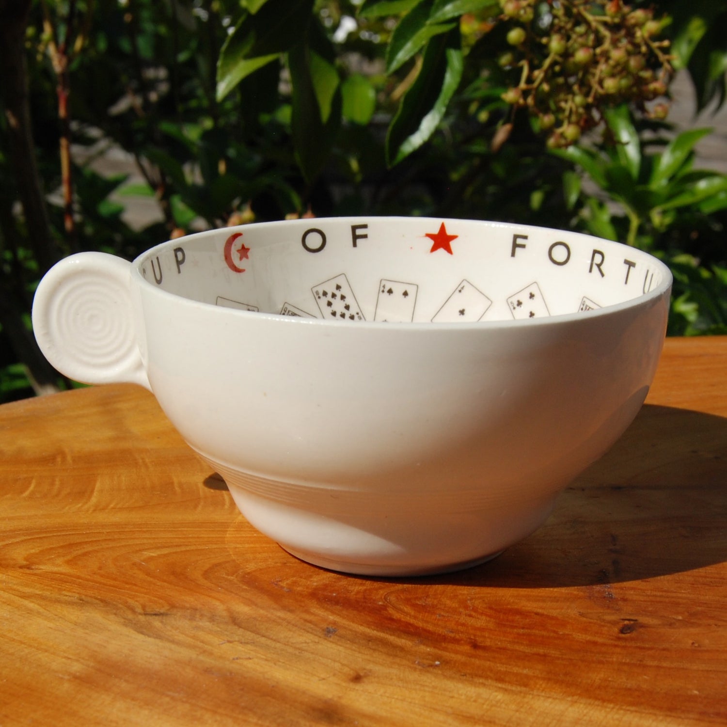 Antique Cup of Knowledge Fortune Telling Teacup Art Deco Old Romany CUP ONLY c1935