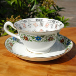 Antique Cup of Knowledge Fortune Telling Teacup circa 1925