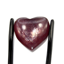 Load image into Gallery viewer, ONE AAA Gem Lepidolite Crystal Heart Cabochon, Silver Leaf Lepidolite, Madagascar a13
