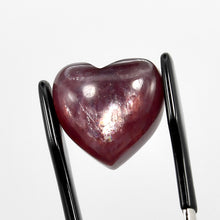 Load image into Gallery viewer, ONE AAA Gem Lepidolite Crystal Heart Cabochon, Silver Leaf Lepidolite, Madagascar a13
