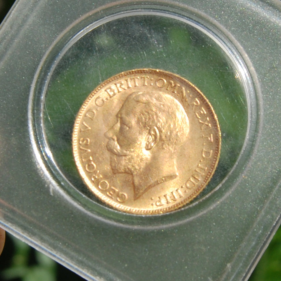1925 George V Gold Sovereign Coin St George Dragon British Royal Mint 22ct for sale 