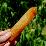 golden healer quartz, quartz healing tower, golden crystal point, healer quartz stone, polished quartz tower, golden light crystal, meditation quartz, crystal energy tower, reiki quartz stone, spiritual quartz point, high vibe quartz, golden healer point, healing crystal tower
