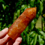 golden healer quartz, quartz healing tower, golden crystal point, healer quartz stone, polished quartz tower, golden light crystal, meditation quartz, crystal energy tower, reiki quartz stone, spiritual quartz point, high vibe quartz, golden healer point, healing crystal tower