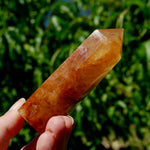 Golden Healer Quartz Crystal Tower | High Vibration Healing Stone