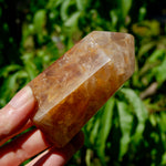 golden healer quartz, quartz healing tower, golden crystal point, healer quartz stone, polished quartz tower, golden light crystal, meditation quartz, crystal energy tower, reiki quartz stone, spiritual quartz point, high vibe quartz, golden healer point, healing crystal tower