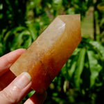 golden healer quartz, quartz healing tower, golden crystal point, healer quartz stone, polished quartz tower, golden light crystal, meditation quartz, crystal energy tower, reiki quartz stone, spiritual quartz point, high vibe quartz, golden healer point, healing crystal tower