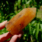golden healer quartz, quartz healing tower, golden crystal point, healer quartz stone, polished quartz tower, golden light crystal, meditation quartz, crystal energy tower, reiki quartz stone, spiritual quartz point, high vibe quartz, golden healer point, healing crystal tower