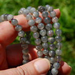 Golden Labradorite Crystal Bracelet, Gemmy Flashy Sunset Labradorite 