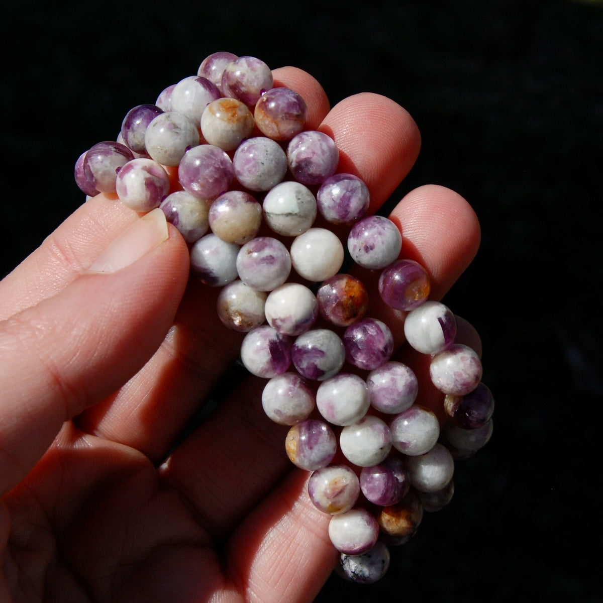Gem Lepidolite Crystal Bracelet
